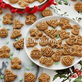 SET. 4 Emporte-piecès avec Poussoir Christmas